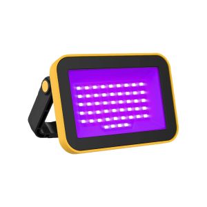 1/2pcs UV LED Black Light Ultraviolet Stage Lamp Neon Halloween Disco Party Flood Effect Light 49leds Fluorescent Blacklight