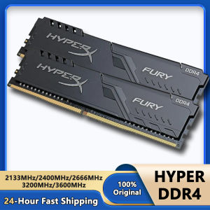 HyperX | HyperX Fury 8GB 16GB 32GB DDR4 3600MHz 3200MHz 2666MHz 2400MHz 2133MHz DRAM DIMM 288pin 8G 3200 16G For Desktop Computer