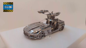 Mô Hình 3D Kim Loại Lắp Giáp Mercedes-Benz SLS AMG GT [Chưa Lắp]