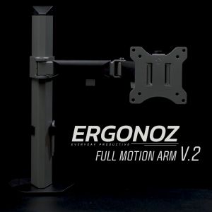 ERGONOZ ขาตั้งจอคอม แขนจับจอ ขาตั้งจอ ขาตั้งจอคอมพิวเตอร์ Monitor Arm รุ่น Full Motion Arm สำหรับหน้าจอ 17 - 32 นิ้ว