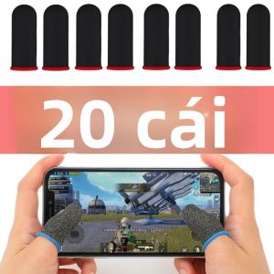 10/20 Đôi Tay Ngón Tay Thoáng Khí Cho PUBG Trò Chơi Di Động Dạ Quang Chơi Game Ngón Tay Cái Găng Tay Màn Hình Cảm Ứng Tương Thích Bộ Điều Khiển Trò Chơi Phụ Kiện