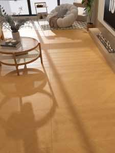 Modern Simplicity Wood Grain Tile 600x1200cm Floor Brick for Living Dining Bedroom Kitchen Anti-Slip Fishbone Pattern Tile