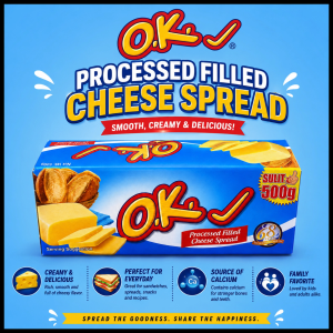 O.K. Processed Cheese Spread 500g – Creamy & Affordable Sulit Pack