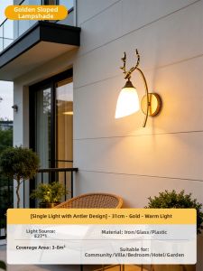 PAIMIJI | Outdoor Creative Antler Wall Light Waterproof