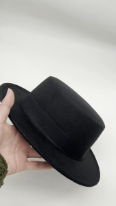 ส่งจากกรุงเทพ!หมวกมายากล ทรงเค้ก ปีกกว้าง สไตล์สปานามา สีกากี สีดำ