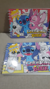BUKU MEWARNAI GAMBAR STITCH / COLORING BOOK KREATIVITAS ANAK 20.5CM x 14.5CM KARAKTER LILO STITCH