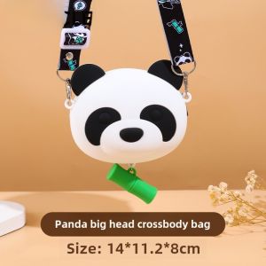 Cute Rabbit Bear Cartoon Kids Crossbody Bag Fashionable Boys Girls Shoulder Bag Stylish Baby Bag Casual Chic Purse for Children