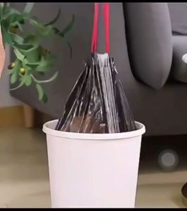 Drawstring Garbage Bag Durable Strong and Thick [45 X50CM] [3 Colours]