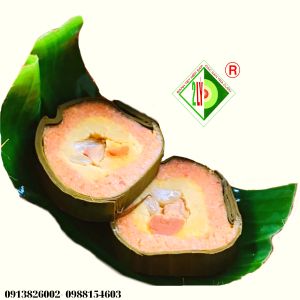 [Bánh tét Trà Cuôn Hai Lý tại Trà Vinh] Bánh tét Gấc thập cẩm