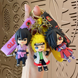 Bandai | Naruto Anime keychain Hatake Kakashi Character Keychain Cartoon Toy Bag Car Key Decorations Gifts for Fans