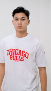 Otsky X 420Father Kaos Pria Chicago Bull Red White Cotton 24s