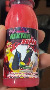 Pink Nektar Super 150 ml Pakan Burung Sogon Pleci Kolibri