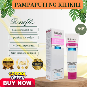 kojic acid collagen underarm whitening cream for private part effective pampaputi ng singit legit pampaputi ng kilikili butt whitening cream for bikini inguinal whitening cream for woman goree cream day and night pink nipple cream whitening lotion 50ml