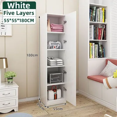FANKALONG | Simplified Modern Children Bedroom Narrow Space Suitable Wardrobe