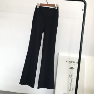 High Waist Yoga Pants Womens Sporty Slimming Quick Dry Micro Flared Trousers Breathable Four Seasons Universal Online Sales
