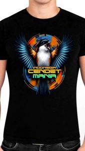 Miber Kaos Pria Kaos Kicau Cendet Mania Indonesia Bahan Combed 30s Bahan Adem Desain Terbaru Wawoye