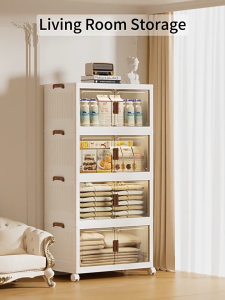 KAWA L50-70CM Foldable Storage Cabine Storage Box Stackable Clothes Kotak Simpanan Rack Storage Organisers Boxes