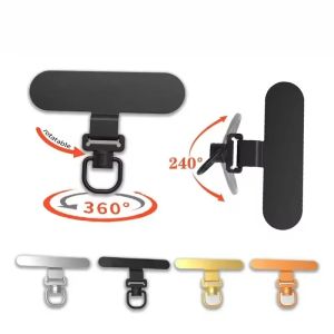 EOENKK | 360 Rotating Phone Lanyard Clip Metal Stainless Steel Tether Tab Gasket Universal Anti-Lost Phone Strap Holder Adapter Connector