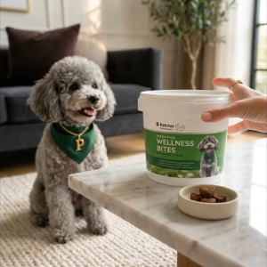 Petcher Wellness Bites 300g Beef Soft Chews for Dogs Healthy Dog Treats Tummy Skin Coat Care