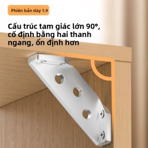 MONLEYTA | Giá đỡ góc bằng thép không gỉ dày 304 đa chức năng cố định góc 90 độ giá đỡ tủ treo đồ gia dụng kết nối