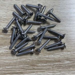 Flat Head Screw White M3.5x16-50mm (100PCS) Wood & Furniture Durable Wood DIY Screws Flat Head Screws White Coated