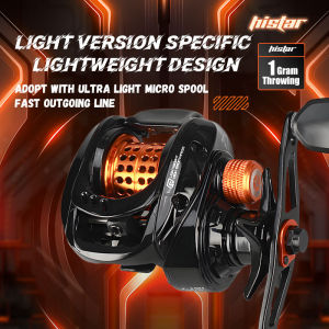 HISTAR Butterfly BFS 5kg Drag Power Magnetic Braking System 7.1:1 High Ratio 9+1 BBs 192g Light Weight Baitcasting Fishing Reel
