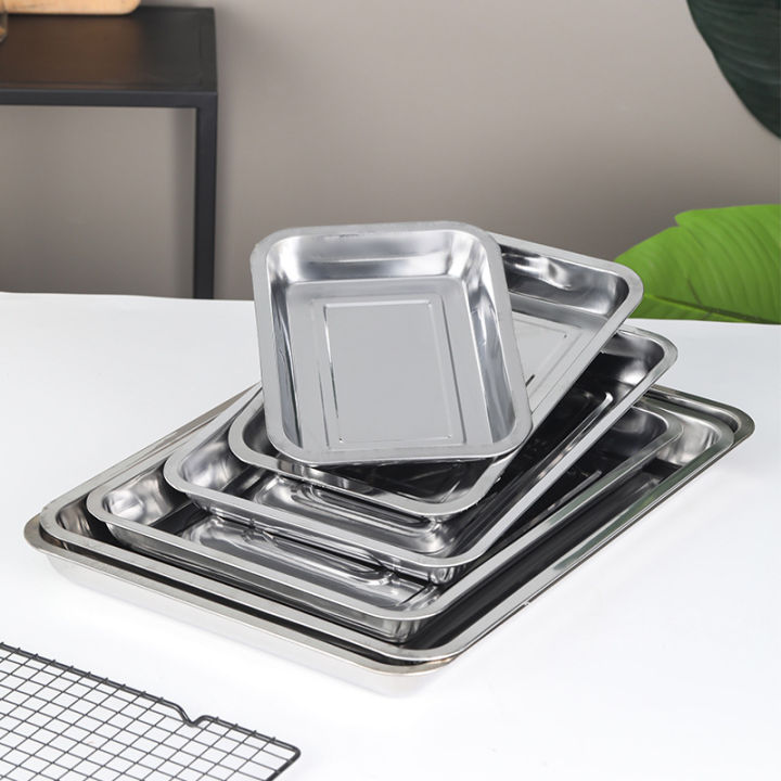 Nampan stainless steel/ baki/ baking tray tersedia ukuran