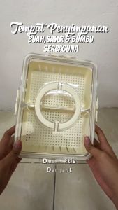 Kotak makanan aestetic kontainer kulkas wadah keranjang saringan kotak makanan ringan storage kulkas food container toples wadah makan bahan masakan