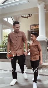 BAYAR DITEMPAT (COD) RAMADHAN 2023 - Koko Couple Ayah dan Anak / Baju Koko Lebaran Couple Ayah dan Anak - Kurta Zidan