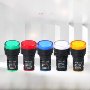ไฟแสดงสถานะไฟ LED 220V AD16-22DS ไฟสีแดง ไฟสีเขียว ไฟสีเหลือง ไฟสัญญาณแบบอเนกประสงค์สำหรับกล่องไฟฟ้า 12v24v380V