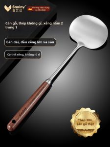 Snainy | Mushroom Shaped Food Grade 304 Stainless Steel Turner Thickened