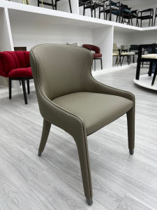 DUOBAOFUXING | Modern Simple Leather Soft-back Comfortable Dining Chair
