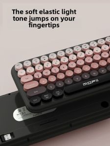Mofii ANNI Wireless Dual-mode Bluetooth Keyboard for Office Use Portable Lightweight High Aesthetic Value for Girls Computer iPad