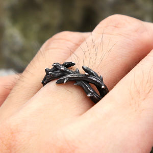 Vintage Fashion Jesus Crown Ring Stainless Steel Punk Thorns Ring For Men Women Unique Biker Amulet Jewelry Gifts Dropshipping