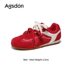 Agsdon | 2025 New Fall Casual Flat White Sneakers