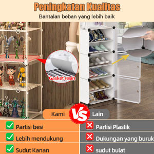Kotak penyimpanan transparan akrilik kotak display kotak penyimpanan tas mainan rak display rak display yang dapat dilepas partisi