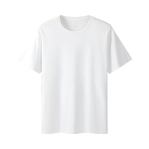 THREEGUN | Mens Antibacterial Short Sleeve Crew Neck High-count Long-staple Cotton T-shirt 50s