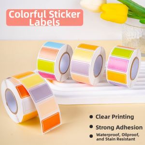Waterproof Colorful Self-adhesive Labels Small Size