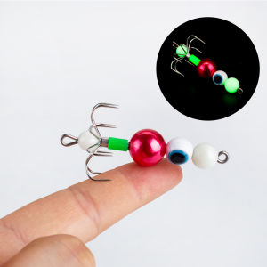 Squid Jig Saltwater Glow Squid Lures 3Pcs/10Pcs Luminous Shrimp Prawn Lures 3D Fluorescent Squid Jigs Cuttlefish Sleeve Octopus Jig