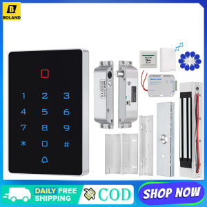 Boland RFID Keypad Touch 125Khz/13.56Mhz Access Controller WG26/34 Outdoor IP68 Waterproof Reader With Power Supply Lock Bracket Doorbell Access Control Accessories