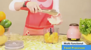 Electric Food Chopper Mini Garlic Chopper Meat Vegetable Onion Grinder Kitchen Food Processor