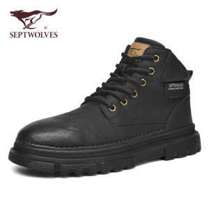 SEPTWOLVES | New Design Retro Fashion Height-Increasing Mens Boots