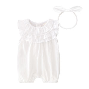 Baby Girl Skirt Summer Cotton 100 Days 0-1 Year Old Full Moon 3 Months Newborn Jumpsuit Baby Fashionable Clothes