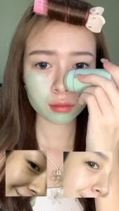 Mugwort Clay Facial Mask Stick Green Skin Care Face Mask Black Heads Removal Anti Acne set