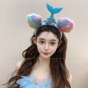 Birthday Butterfly Knot Hairband Stylish Fashionable High Hairline Duckbill Clip Disney Themed Outing Essential Accessory