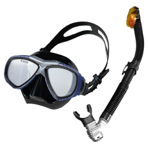 V.DIVE | Dry Snorkel Mask Full Face View Equipment Set