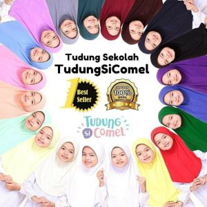 TUDUNGSICOMEL | Tudung Sekolah SiComel | Tudung Sekolah Awning Scuba