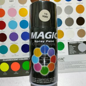 Pilok Pilox Cat Magic Ivory Putih Gading Glossy 115 300cc Cat Semprot Serbaguna Magic Spray