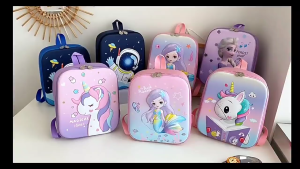 Balo Chống Thấm Nước Cho Bé – Unicorn Pinky -Balo Học Sinh Mẫu Giáo Hình Kỳ Lân -Balo Thời Trang Cho Bé Gái – Unicorn Dream