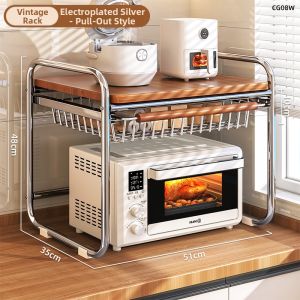 MENGSIYUAN | Retractable Multifunctional Kitchen Appliance Shelf